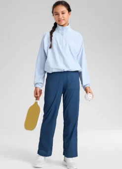 Girls Lightweight Straight Leg Pocket Pant