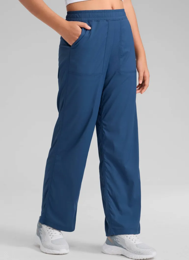 Girls Lightweight Straight Leg Pocket Pant