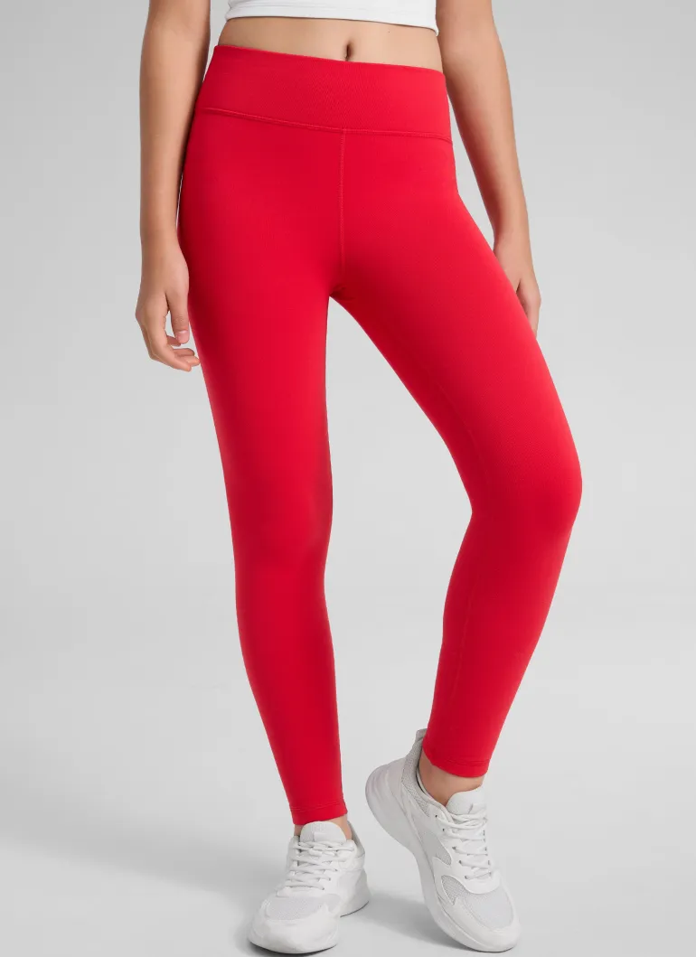 Girls Matte Thermal Fleece Lined Legging
