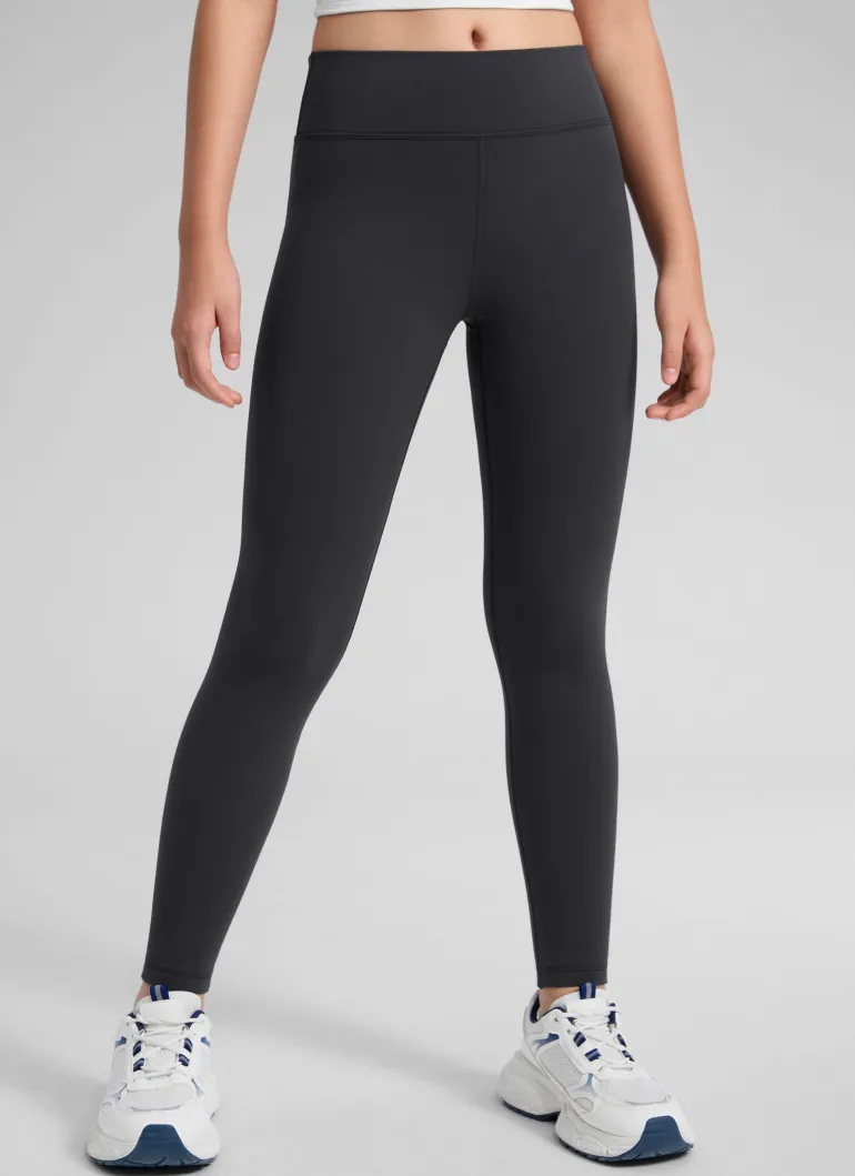 Girls Matte Thermal Fleece Lined Legging