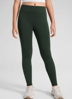 Girls Matte Thermal Fleece Lined Legging