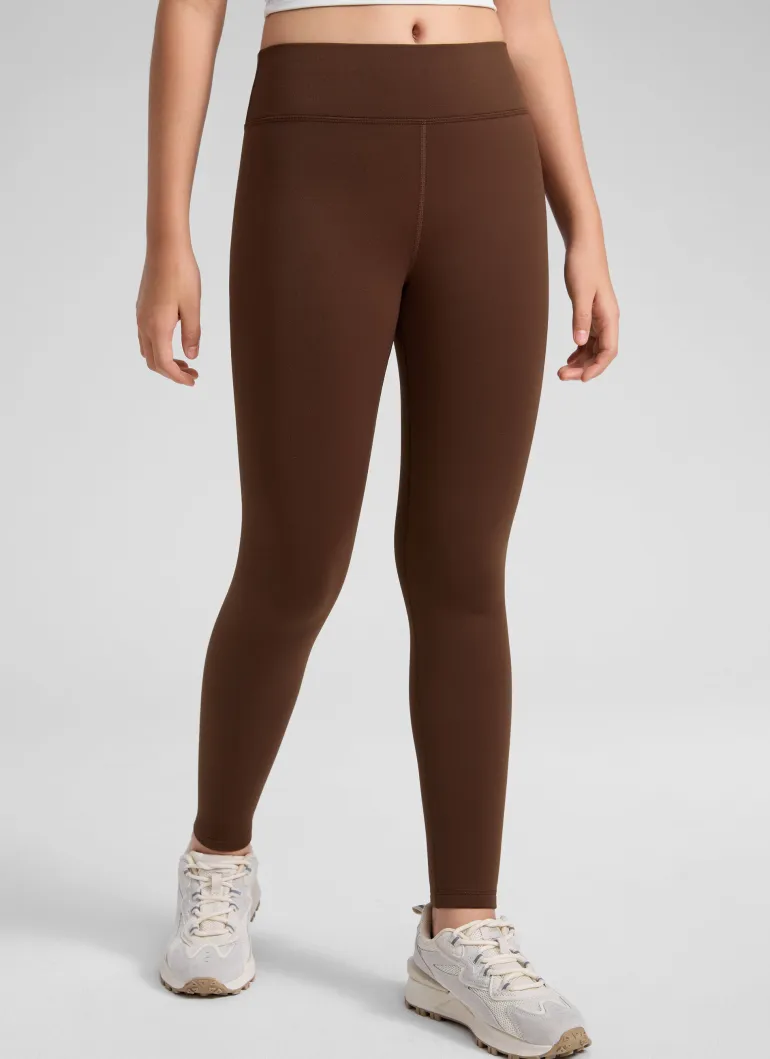 Girls Matte Thermal Fleece Lined Legging