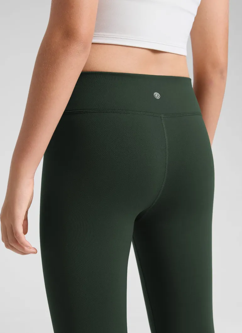 Girls Matte Thermal Fleece Lined Legging