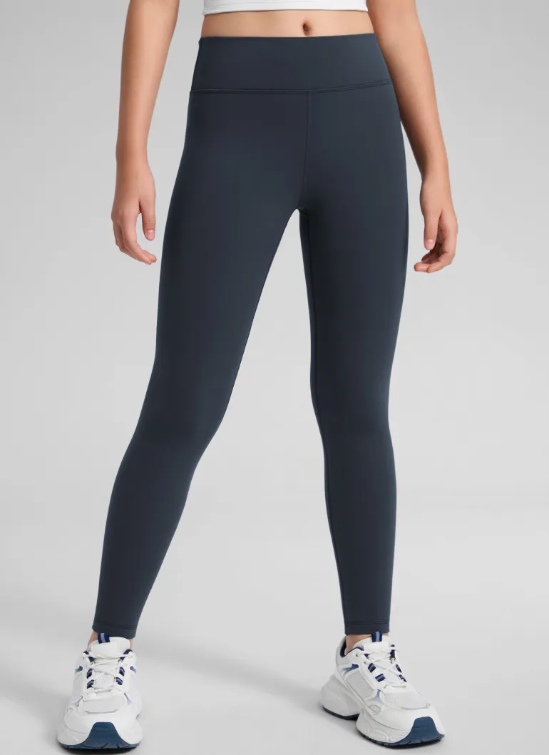 Girls Matte Thermal Fleece Lined Legging