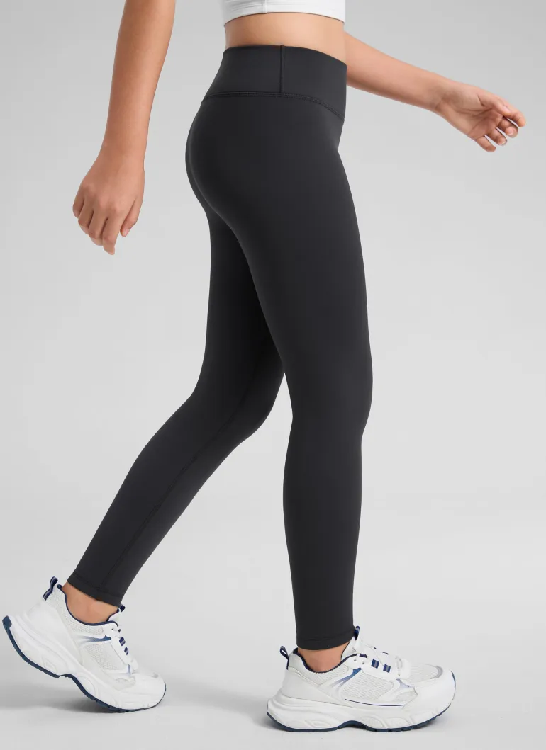 Girls Matte Thermal Fleece Lined Legging
