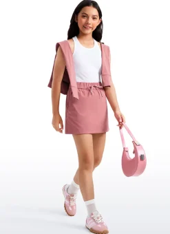 Girls Seamless Ribbed Scoop Neck Tank Racerback