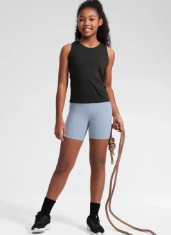 Girls Seamless Waist Length Tank