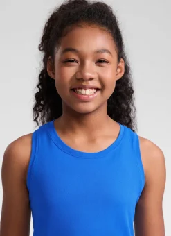 Girls Seamless Waist Length Tank