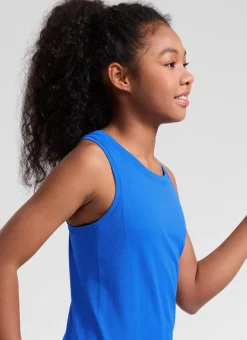 Girls Seamless Waist Length Tank