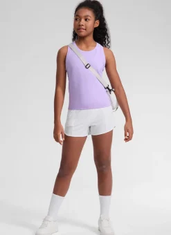 Girls Seamless Waist Length Tank