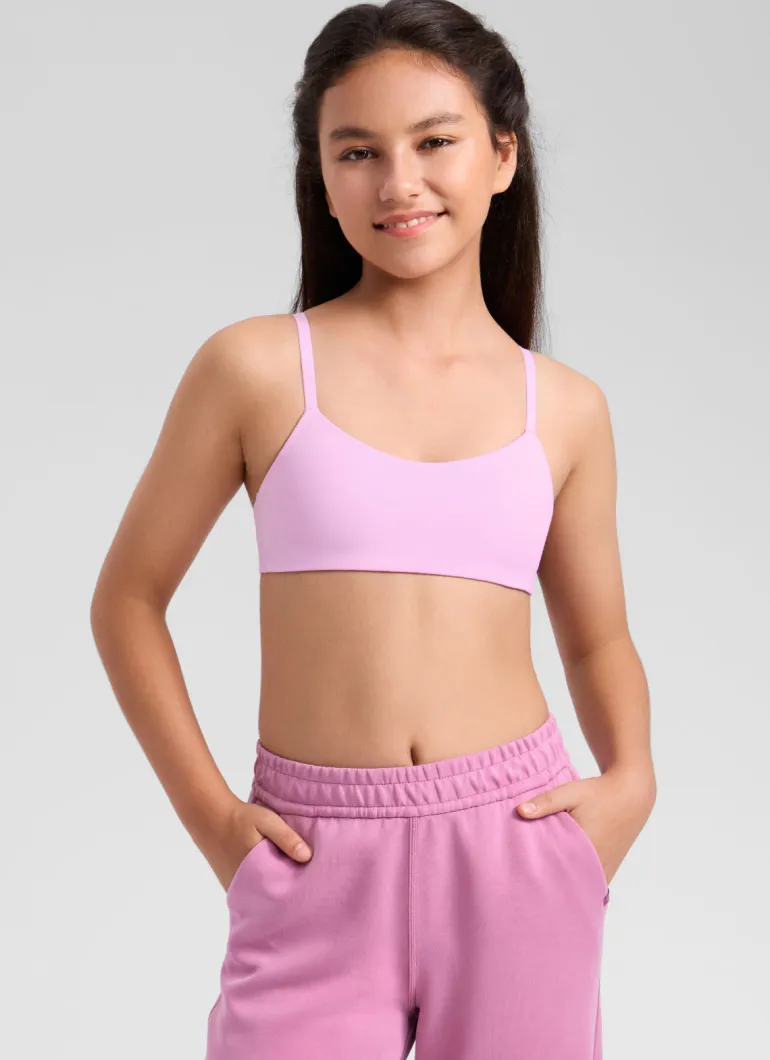 Girls Softhold Mold Adjustable Strap Bra