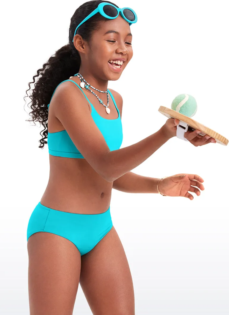 Girls Swimsuit 2 Piece Bikini Set