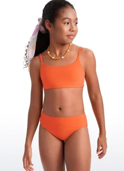 Girls Swimsuit 2 Piece Bikini Set