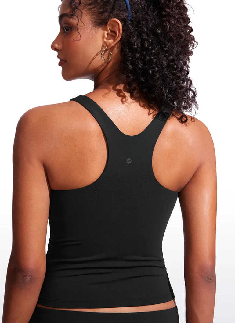 High Neck Racerback Tankini Top