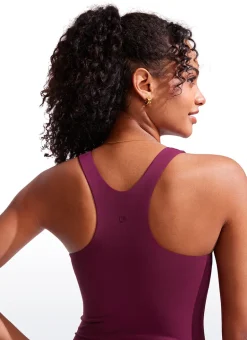 High Neck Racerback Tankini Top
