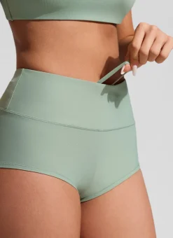High Rise Boyshorts Bikini Bottom 2.5''