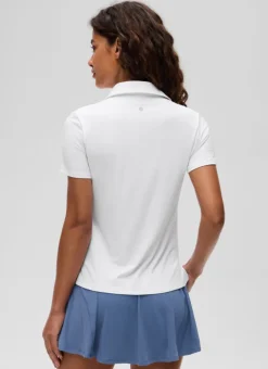 Hip Length Polo Slim Fit Short Sleeve