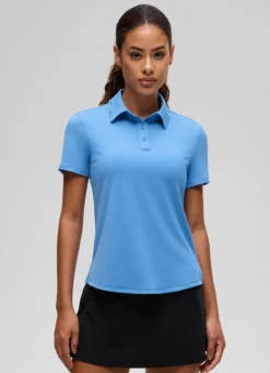 Hip Length Polo Slim Fit Short Sleeve