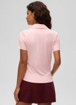 Hip Length Polo Slim Fit Short Sleeve