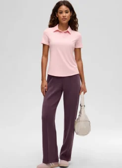 Hip Length Polo Slim Fit Short Sleeve