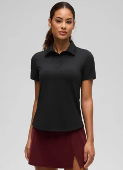 Hip Length Polo Slim Fit Short Sleeve
