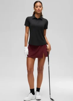 Hip Length Polo Slim Fit Short Sleeve