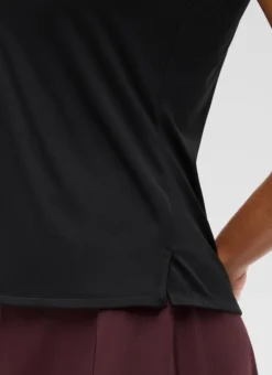 Hip Length Slim Fit Sleeveless Polo