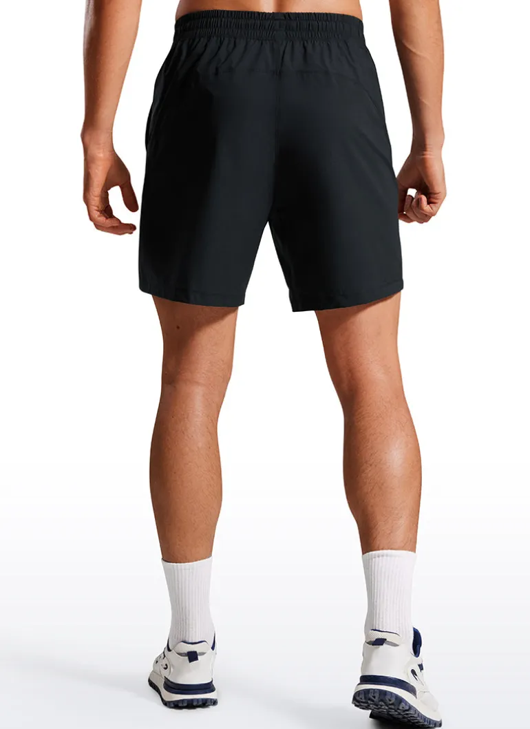 Lightweight Athletic Pocketed Shorts 7''- Linerless