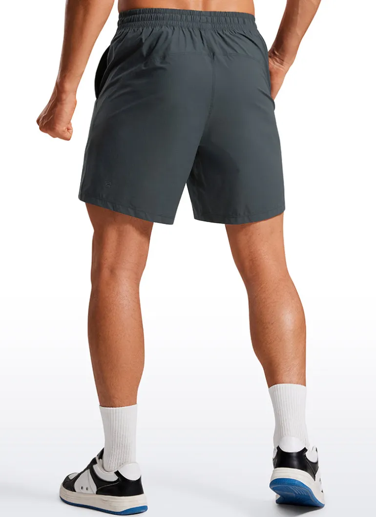 Lightweight Athletic Pocketed Shorts 7''- Linerless