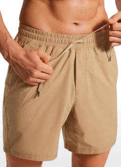 Lightweight Athletic Pocketed Shorts 7''- Linerless
