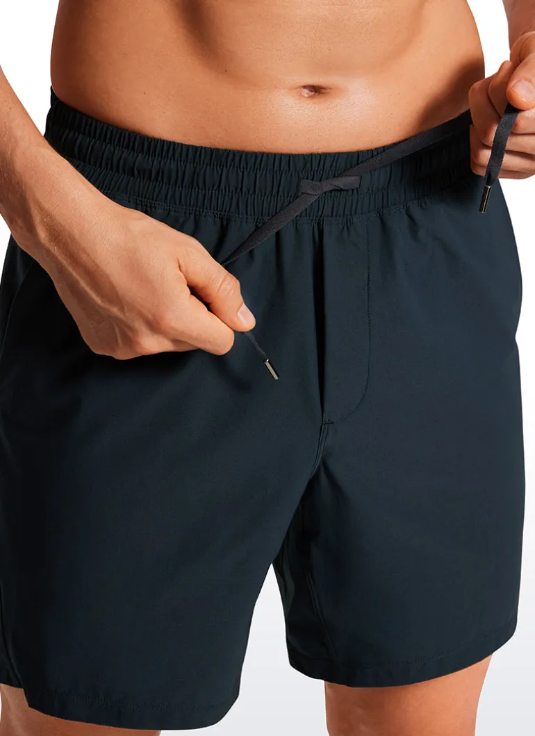 Lightweight Athletic Pocketed Shorts 7''- Linerless