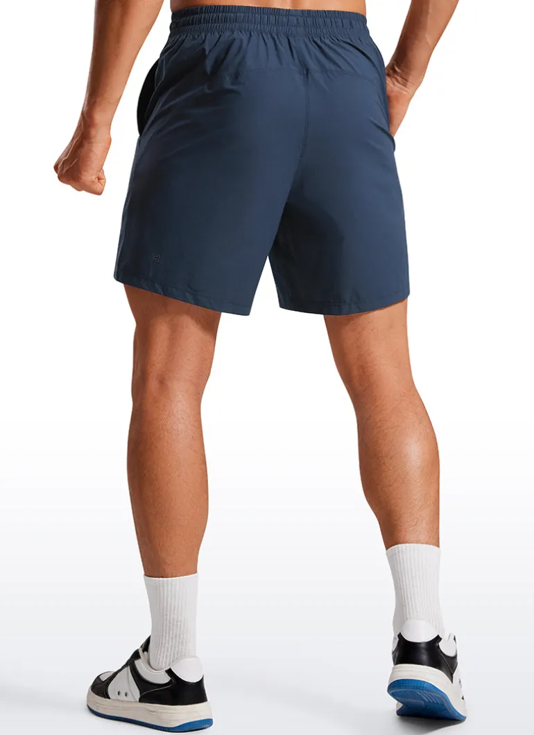 Lightweight Athletic Pocketed Shorts 7''- Linerless