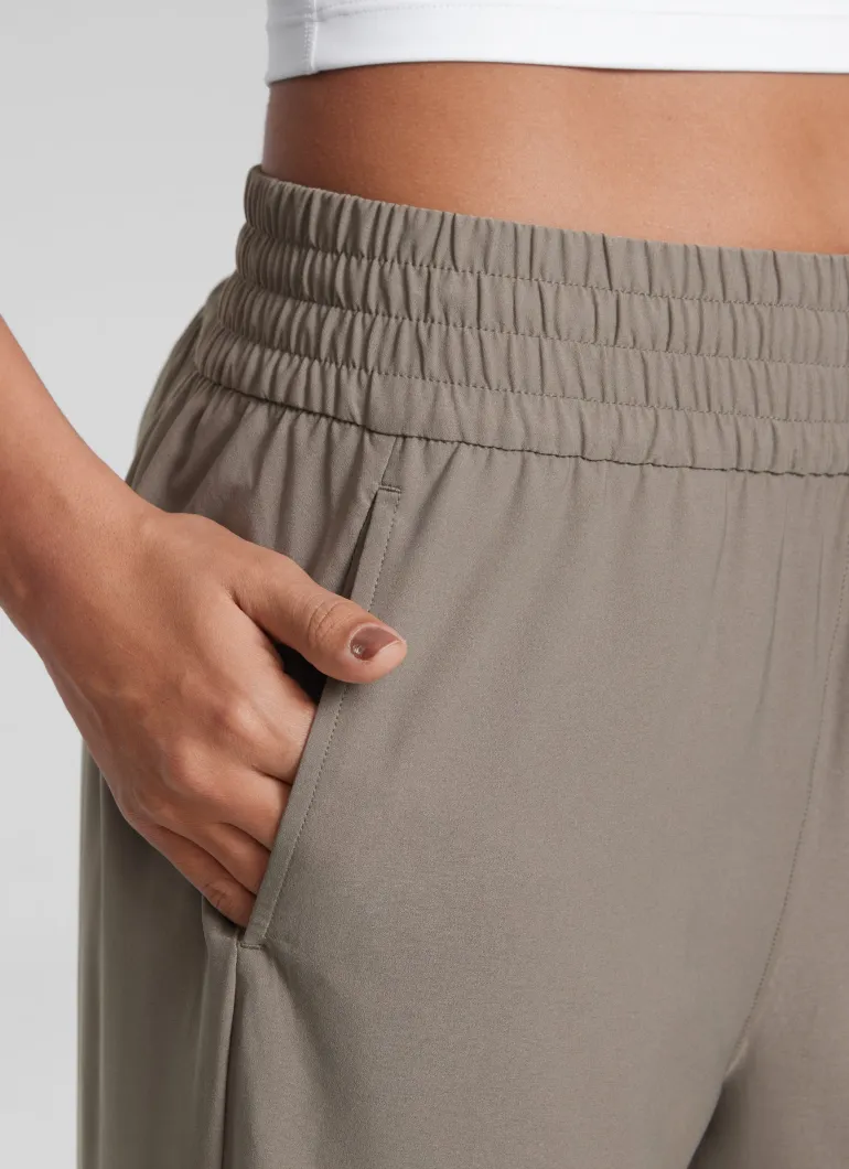 Lightweight Drapey Wide Leg Casual Pant 28"