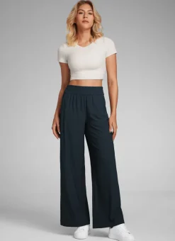 Lightweight Drapey Wide Leg Casual Pant 28