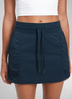 Lightweight High Rise Skirts Drawstring Skirt