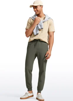 Lightweight Joggers Zip Pockets 29''
