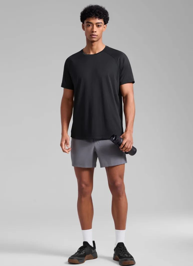 Lightweight Quick Dry Short sleeves Round Neck