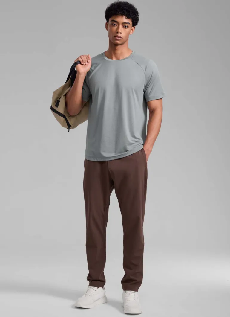 Lightweight Quick Dry Short Sleeves Crew Neck
