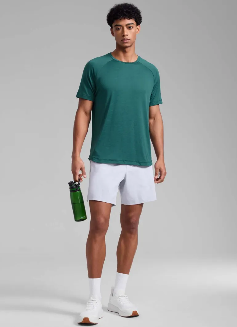 Lightweight Quick Dry Short Sleeves Crew Neck