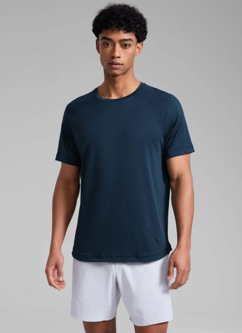 Lightweight Quick Dry Short Sleeves Crew Neck