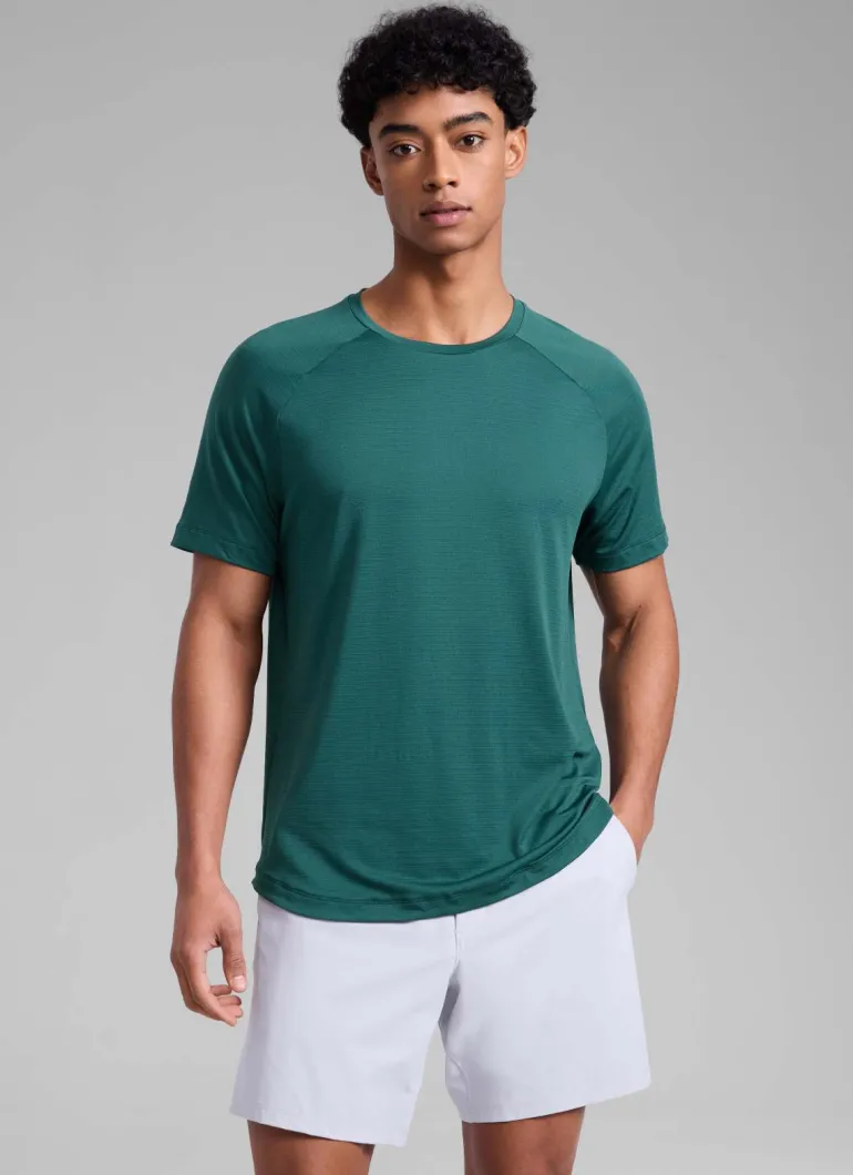 Lightweight Quick Dry Short Sleeves Crew Neck
