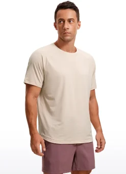 Lightweight Quick Dry Short Sleeves Crew Neck