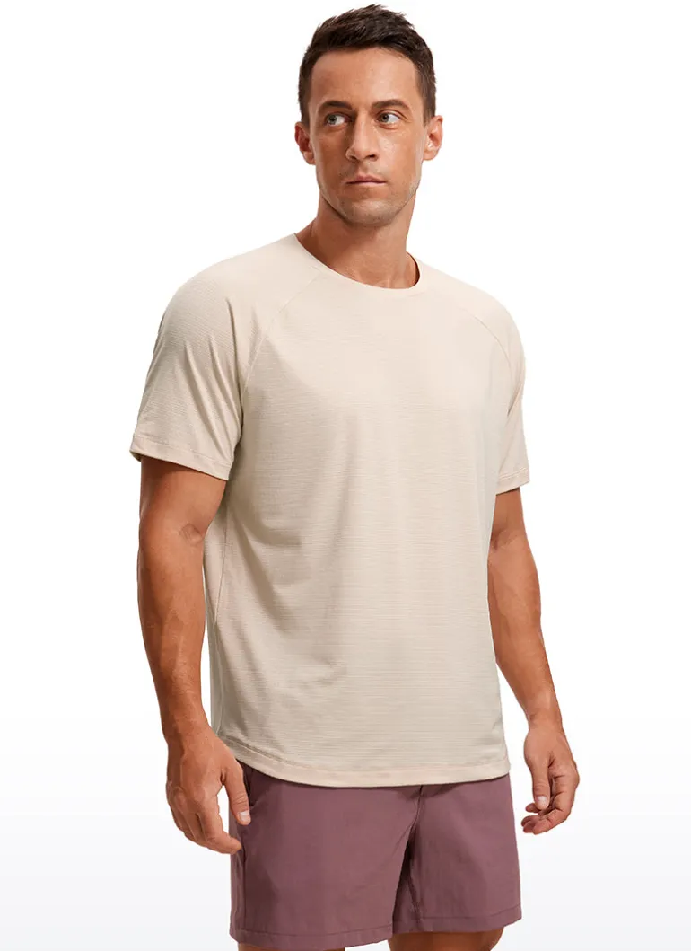 Lightweight Quick Dry Short Sleeves Crew Neck
