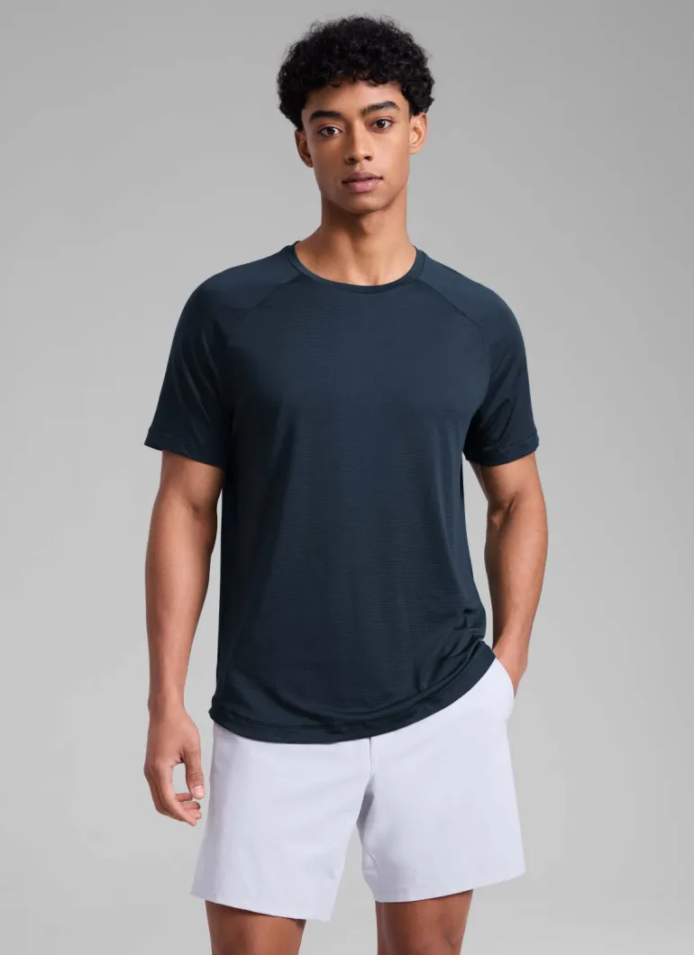 Lightweight Quick Dry Short Sleeves Crew Neck