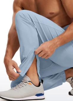 Lightweight Quick Dry Slim-Fit Joggers 29"-Zipper Pockets