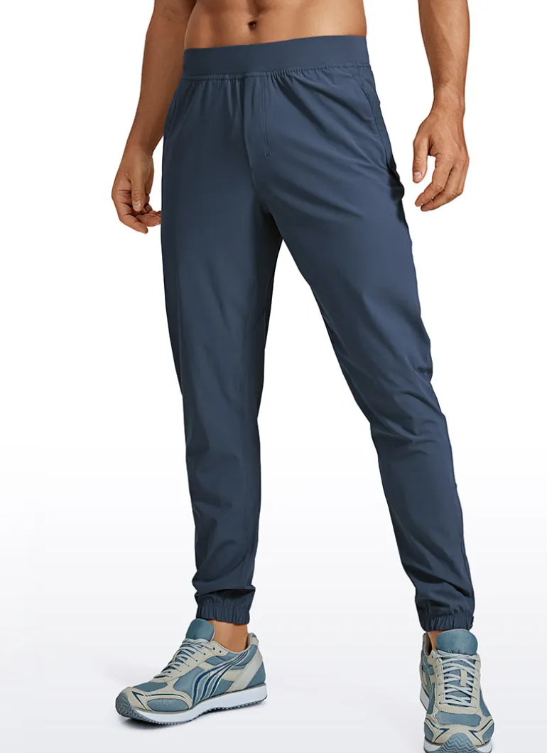 Lightweight Quick Dry Slim-Fit Joggers 29"-Zipper Pockets