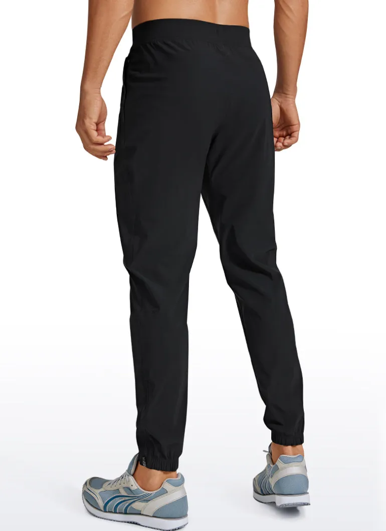Lightweight Quick Dry Slim-Fit Joggers 29"-Zipper Pockets