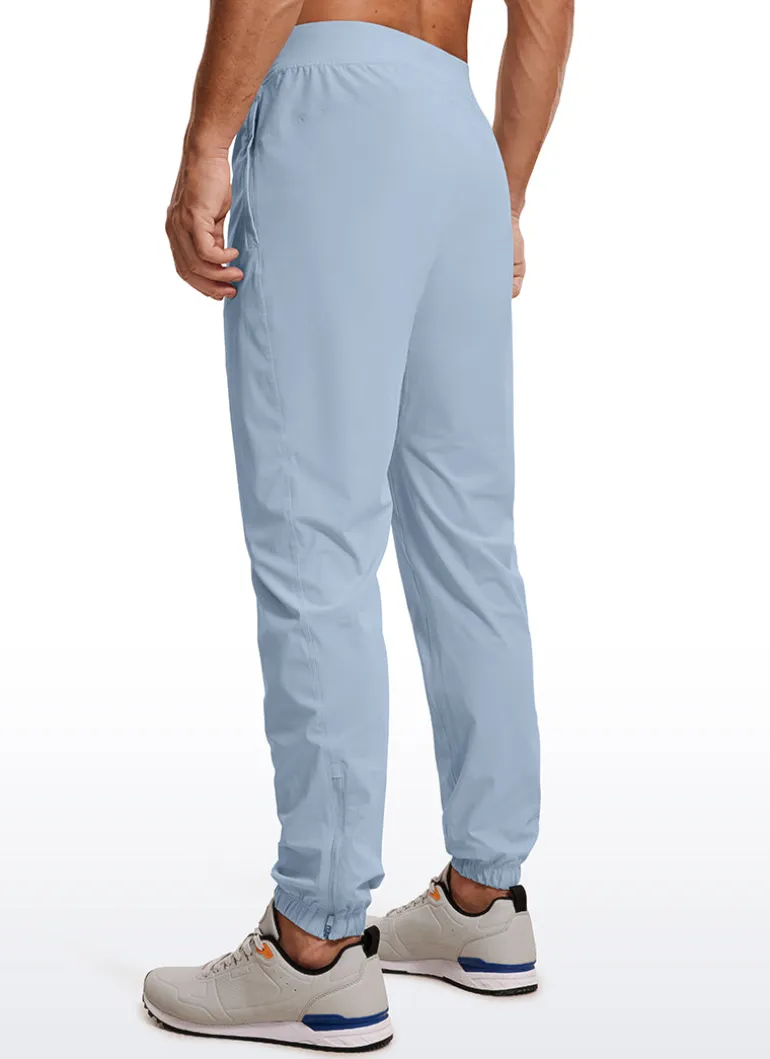 Lightweight Quick Dry Slim-Fit Joggers 29"-Zipper Pockets