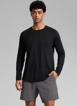 Lightweight Rounded Scallop Bottom Long Sleeves