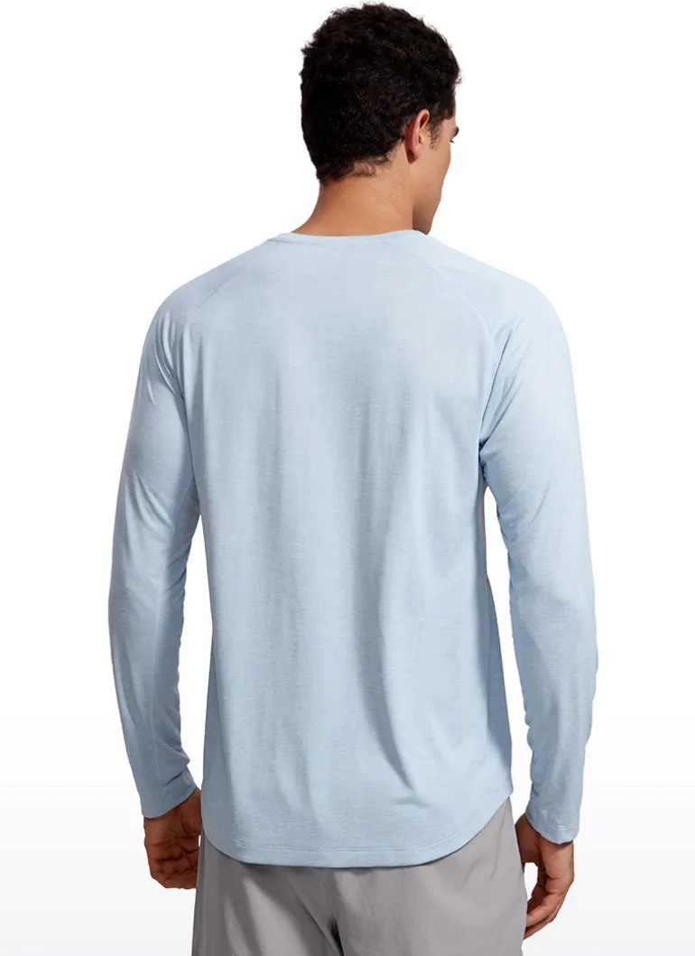 Lightweight Rounded Scallop Bottom Long Sleeves